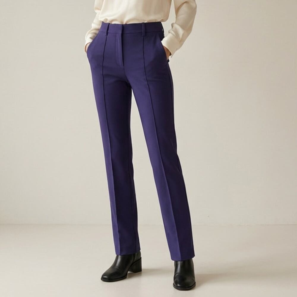 L'Academie (Revolve) Acton Pant in Dark Purple/Blue, size S